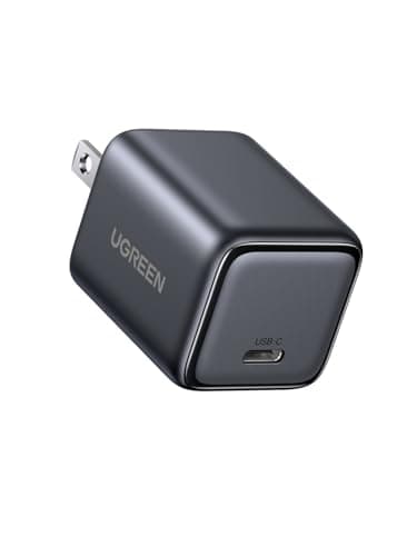 UGREEN 30W USB-C 充電器 type c 【PSE技術基準適合/PD3.0対応/30W急速充電】コンパクトデザイン GaN チャージャー iphone17/16/15/14/13/iPad/GalaxyS25-S10/Android各種機器対応 Cポート*1