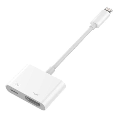 【2025新登場・MFi認証】iPhone hdmi変換ケーブル iPhone テレビに映す iPad/i Phone ミラーリング Lightning hdmi 変換 1080PのHD画質・遅延なし・TV大画面・自動接続・給電不要・24ヶ月保証・ライトニング hdm i 日本語取説付き（iOS13~iOS26対応）