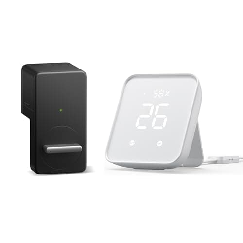 SwitchBot ハブ2 スマートロック 2点セット スマートリモコン Alexa対応 スマートホーム スイッチボット 赤外線家電を管理 家電を遠隔操作 家電自動化 オートロック Google Home Siriに対応 工事不要 取付カンタン 防犯対策 (ハブ2 1点+スマートロック 1点)