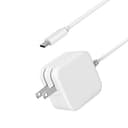 Macbook Pro 充電器 交換用 小型 Type-C PD対応 67w ノートパソコン 充電器 type-c Mac/Lenovo/レノボ ACアダプター 急速充電 1.8mケーブル一体型 (GaN+(窒化ガリウム)＆PD 67w/65w/45w急速＆折畳式プラグ＆PSE】Mac 電源アダプタ 軽量 持ち運び Mac Book Pro対応/ノートPC/Switch/各種USB-C機器対応 (White)