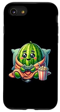 スイカゲームポップコーン スマホケース iPhone SE (2020) / 7 / 8 用