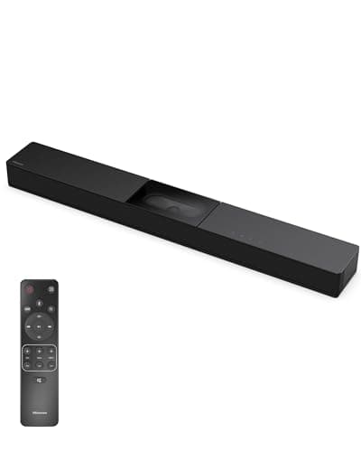 ハイセンス 2.1ch サウンドバー スピーカー HS2000N サブウーファー内蔵 Bluetooth/HDMI/ARC対応 2024年モデル ブラック