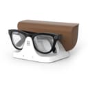 AMVR 磁気 2-in-1 充電ドック Ray Ban Meta に対応 Wayfarer/Skyler/Headliner スマートグラスとケース対応アクセサリー付き LED インジケーター搭載