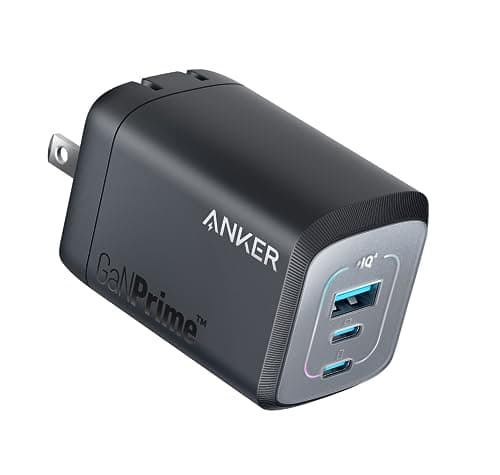 Anker Prime Wall Charger (100W, 3 ports, GaN) (ブラック) 【PSE技術基準適合/折りたたみ式プラグ】 iPhone 17 / 17 Pro / 17 Pro Max Mac Book PD対応 Windows PC iPad Galaxy Android スマートフォン ノートPC 各種
