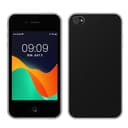 kwmobile Apple iPhone 4 / 4S対応 ケース - クリア TPUケース スリム 保護 耐衝撃 半透明