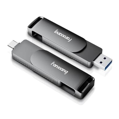 fanxiang 外付けSSD 512GB【最大読込2050MB/s】Type-C+USB 3.2 Gen2 対応 20Gbps ポータブル ssd 超小型 コンパクト スティック テレビ録画用 ゲームデータ保存 耐衝撃 アルミ 超高速 大容量 【PS4/PS5 Win/Mac Android iPhone15シリーズ対応】 FF951正規保証品 メーカー5年保証