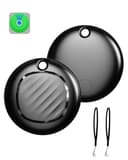 紛失防止タグair trackertags【2025最新 MFI認証品Apple Find My対応 タグ 安定保証＆全球IOS測位＆バッテリー内蔵】小型GPS発信機 紛失防止タグ スマートタグ忘れ物防止 gpsタグ airタグ スマートトラッカー 財布 超薄 超軽量 追跡タグ IOS専用 超長持ち 子供/高齢者/ペット見守り 鍵/車両追跡 キーホルダー付きソフトシリコンカバー
