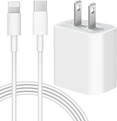 iPhone 充電器 20W PD 急速充電 [MFi/PSE認証済み] USB-C USB C - Lightning ケーブル 2m付き Type C スマホ充電器 電源アダプター タイプC アイフォン iPhone/iPad/AirPods その他USB-C機器対応