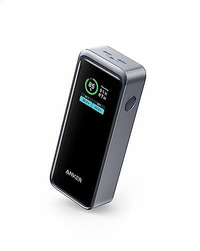 Anker Prime Power Bank (12000mAh, 130W) (12000mAh 合計130W出力 モバイルバッテリー)【Power Delivery対応/PPS規格対応/PSE技術基準適合/USB-C入力】iPhone MacBook Galaxy Android スマートフォン ノートPC 各種 その他機器対応 (ブラック)