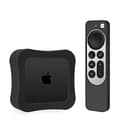 Pofeiwode Apple TV 2022 ケース Apple TV 4K+ Siriリモート2022用 滑り止め 耐衝撃 シリコンカバー Apple TV 4K 第3世代用 セットトップボックス TVボックス 防水カバー
