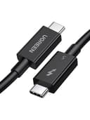 UGREEN Thunderbolt5 [Intel認定] USB-C to USB-Cケーブル 240W PD3.1 急速充電 80Gbps 双方向高速データ伝送 16K@60Hz/3台の4K@144Hz映像出力 Thunderbolt4/3 USB4下位互換 MacBook Pro/iPad/iphone17シリーズ/Android/ハブ/SDDケースなどタイプC対応機器接続用 ブラック1m