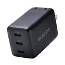 エレコム 充電器 合計65W 3ポート Type-C USB PD対応 スイング式プラグ採用 ブラック EC-AC11267BK