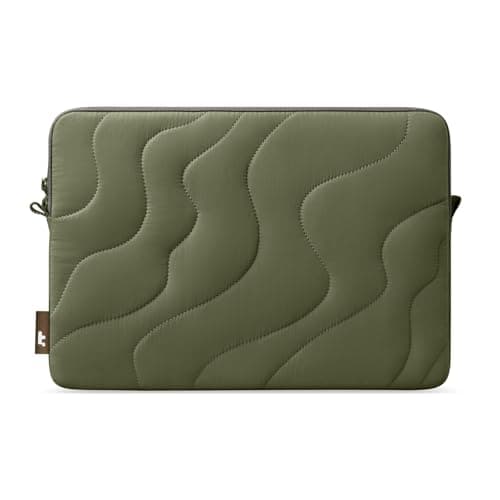 tomtoc 360°保護 ふわふわ パソコンケース 13インチ MacBook Air M5 2026 M4 2025/M3/M2/M1 / MacBook Pro 13 M2 M1 / 13インチ MacBook Neo対応 軽量 キルティング スリーブ iPad Pro M5/Air M4 / Surface Pro 13対応 ノートPCケース 柔らかい 可愛い バッグ 野原