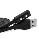 kwmobile Pebble 2SE / 2+ / Time/Time Steel/Time Round対応 USB 充電器 - スマートウォッチ スマートバンド smart watch 充電ケーブル - スペア チャージャー