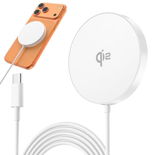 ワイヤレス充電器 【Qi2公式認証 高速充電】MagSafe充電器 15W超高効率 ワイヤレス充電 iPhone 17/16/15/14/13/12/Pixel 9/10＆AirPodsに対応 出張·旅行·オフィスに最適