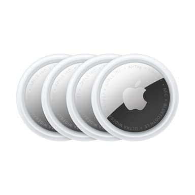 Apple AirTag 4個入り（第2世代）：紛失防止タグ、音で探せる、耐水 防塵 iPhone/iPad「探す」ネットワーク対応 、探せる範囲が最大1.5 倍に広がった「正確な場所を見つける」機能搭載