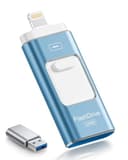 【Apple MFi認定 iphone usbメモリ】 128GB ROSPE iPhone Lightning/Type-C/USB 3.0 3in1 両面挿しスマホ フラッシュドライブiOS/Android/PC対応 パソコン対応 USBメモリ メモリースティック 写真/動画/バックアップ 高速データ転送 容量不足解消 外付けメモリ iPhone17/Air/Pro/ProMax
