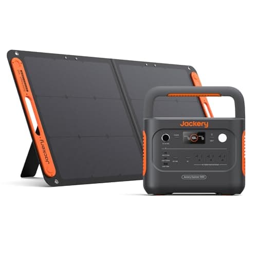 Jackery Solar Generator 1000 New 1070Wh ポータブル電源 100W ソーラーパネル 1枚 2点セット 業界トップの軽さとコンパクトボディ 60分でフル充電 リン酸鉄 長寿命 バッテリー 定格出力1500W 瞬間最大3000W 家庭用 アウトドア用 防災 UPS機能 アプリ遠隔操作 純正弦波 AC100V 50Hz/60Hz対応