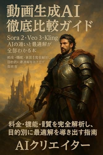 動画生成AI徹底比較ガイド Sora 2・Veo 3・Kling AIの違いと最適解が全部わかる本: 料金・機能・画質を完全解析し、目的別に最適解を導き出す指南書