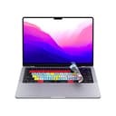 Final Cut Pro キーボードカバー 14インチ & 16インチ MacBook Pro 2021+用 エディターキーによるビデオ編集用100個の機能ショートカットキー MシリーズMac用