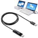 サンワサプライ アウトレット リンクケーブル USB3.0対応 ドラッグ＆ドロップ 超高速 データ移行 データコピー 転送 2台のPC タブレット対応 Mac/Windows KB-USB-LINK4