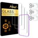 Ailun iPhone 17 Pro Max用スクリーンプロテクター 3枚パック [6.9インチ] + カメラレンズプロテクター 3枚パック 取り付けフレーム付き Dynamic Island対応 ケースフレンドリー [iPhone 17/17 Pro/iPhone Airには非対応]