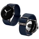 [Spigen] Google Pixel Watch 41mm バンド【Pixel Watch 4 / 3 / 2 / 1 対応】 コンパチブル ソロループ スポーツ 調整可能 ファブリック 一体型 軽量 速乾 柔軟 バンド腕時計 時計バンド ライト・フィット AMP07607 (ネイビー)