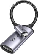 UGREEN 8K@60Hz USB Type-C DisplayPort 変換アダプター Thunderbolt 4/3対応 USB-C to DP1.4 延長アダプタ 単方向伝送 HDR HDCP2.3 eARC VRR ALLM iPhone 15 MacBook Mac Mini iPad XPS等対応