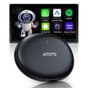 AD5 CarPlay ワイヤレス Ai Box 純正ナビがAndroidタブレットに早変わり YouTube・Netflix動画視聴 ワイヤレスCarPlay & Android Auto両対応 話せるAIアシスタントChatGPT搭載 OTA更新対応「技適取得済み品」