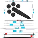 ZHUROUPU 交換用LCDディスプレイパネル粘着テープストリップステッカー+ for Apple for imac 27インチA1419（Late 2012-Mid 2019）用オープニングホイールツールキット - プロフェッショナル修理キット