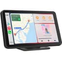 ディスプレイオーディオ 7インチ ポータブル カーオーディオ バックカメラ付き CarPlay＆Android Autoに対応 カーナビ オーディオ一体型ナビ AirPlay機能付き Android Cast機能付き WiFi Bluetooth接続 車Bluetooth音声出力可 ステレオ音質 ナビ 音楽 電話 ワイヤレス対応 工事不要 日本語説明書 ブラック