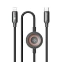 Mcdodo 36W 2in1 急速充電ケーブル USB-C to light-ning & App-le Watch磁気ワイヤレス充電ケーブル PD対応 Type-C ライトニングケーブル ウォッチ用マグネット充電コード App-le Watch全シリーズ対応 i-Phone 14/13/12/11/XS/XR、i-Pad/AirPodsなどiOS端末 1.5m