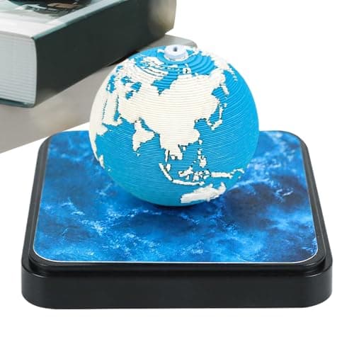 3Dカレンダー2026、3D地球儀デザインの切り取りカレンダー2026、教師、学生、大人、子供、デスク、オフィス用の紙の彫刻としてのデスクカレンダーとメモ帳