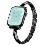 Missair コンパチブル アップルウォッチ バンド ステンレス 42mm 41mm 40mm 38mm Apple Watch バンド 金属 アップルウォッチ ブレスレット iWatch Series 11 10 9 8 7 6 5 4 3 2 1 SEに対応 長さ調整可能 T字バングル エレガント レディース 女性