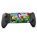 スマホ コントローラー iPhone/Android 対応 モバイルゲームコントローラー 伸縮型 低遅延 Minecraft/原神/CODモバイル ラピッドトリガー レイアウトスイッチ PS Remote Play/Xbox Cloud/Steam Link/GeForce Nowゲームなど対応 日本語取扱説明書付き (ブラック)