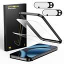 Besecou ガラスフィルム Google Pixel 10 Pro 用 2枚 + カメラフィルム 2枚 旭硝子素材製 【指紋認証対応】【ガイド枠付き】強化ガラス 液晶保護 9H硬度 耐衝撃 気泡防止 高感度タッチ 指紋防止 防水撥油 飛散防止 ピクセル 10 Pro 対応