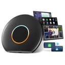 【未来の運転体験】CB6 AI Box (カープレイ AIボックス) 2025年版 ChatGPT搭載AIと会話、CarPlay ワイヤレス& Android Auto、GPS内蔵/画面分割、YouTube/Netflixなど視聴可能、SIMカード、4GB+64GB、ブラック【技適取得済み品】