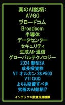 真のAI銘柄： AVGO ブロードコム Broadcom 半導体 データセンター セキュリティ 生成AI・通信 グローバルテクノロジー 2024 新NISA 成長投資枠 VT オルカン S&P500 VTI QQQ よりも投資すべき 究極のAI銘柄!?