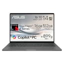 ASUS ノートパソコンZenbook SORA UX3407QA 14インチ Qualcomm Snapdragon X X1-26-100 メモリ16GB SSD 512GB Windows 11 バッテリー駆動 23時間 重量 899g Wi-Fi 6E Type-C給電対応 Copilot+PC AI PC ザブリスキーベージュ UX3407QA-PU16548GR/A
