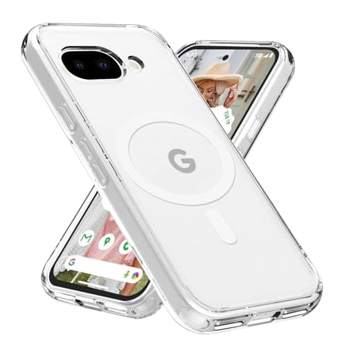 iYiTai Google Pixel 10a 用 ケース 【MagSafe対応】 2重構造 [TPU+PC] ワイヤレス充電対応 マグネット搭載 ストラップホール付き 神秘的な肌感 耐衝撃 指紋防止 黄変防止 グーグル ピクセル 10a カバー (クリア)