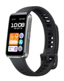 HUAWEI Band 10 Aluminum Edition アルミニウムケース スマートウォッチ 快適な付け心地 情緒モニタリング 24時間睡眠管理 14日間持続バッテリー 急速充電 LINE通知 睡眠時呼吸乱れ検知 薄型軽量 カスタマイズ可能な情報表示 フルオロエラストマーベルト iOS/Android対応 ブラック