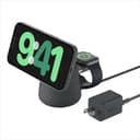 Belkin 2 in 1 Qi2対応 MagSafe充電器 急速充電 ワイヤレス充電器 Qi2公式認証 iPhone 17,16～12 Apple Watch 9/8/7/Ultra 高速充電対応 USB-Cケーブル付属(1.5m) チャコール WIZ027btH36