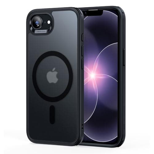 ESR 対応 iPhone 17e ケース【3倍米軍MIL規格・MagSafe対応】 iPhone16e用 phone17eケース 黄変防止 耐衝撃 米軍MIL規格認証 最大7倍の磁力ロック ワイヤレス充電 マグセーフ 指紋防止 滑り止め 軽薄型 PC背面TPUバンパー アイフォン16e iPhone17eケース Classicスマホカバーあいふおん17e(HaloLock)つや消しブラック