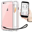 iPhone 6 / iPhone 6s ケース クリア 透明 カバー 【ストラップ 同梱】 適用 アイホン6 アイホン6s ケース iphone 6s ケース iphone 6 ケース アイフォン6 カバー アイフォン6s case 【Heofuixt】 ソフト 透明ケース バンパーケース クリアケース 耐衝撃 携帯ケース スマホケース ハンドストラップ バンパー ソフトケース 透明カバー 携帯カバー 薄型 軽量 case TPU クリア