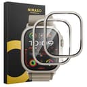 【2枚組】NIMASO Apple Watch Ultra 3 (2025) / 2 (2023) / 1 (2022) 49mm 対応 ガラスフィルム 一体型 全面保護 強化ガラス 保護フィルム アップルウォッチ ウルトラ / ウルトラ2 / ウルトラ3 専用 画面保護 高透過率 気泡防止 指紋防止 傷防止 薄型 貼り付け便利 DSP24H1511