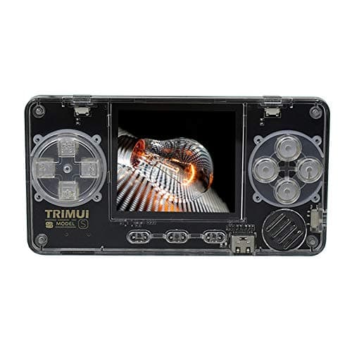 Powkiddy TRIMUI ミニゲーム機 カードゲーム機 超軽量 レトロゲーム機 TF拡張可 軽量80g (silver)