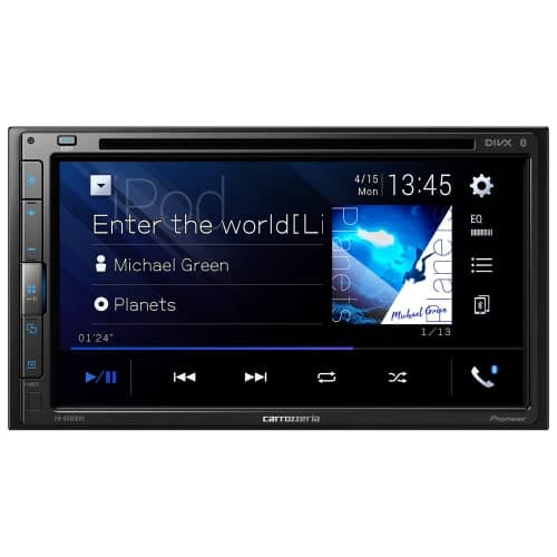 Pioneer ディスプレイオーディオ FH-8500DVS 6.8インチ 2DIN AppleCarPlay AndroidAuto対応 CD DVD USB Bluetooth iPod iPhone AUX DSP カロッツェリア