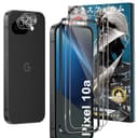 【2+2枚セット】For Google Pixel 10a ガラスフィルム(2枚)+カメラフィルム(2枚) 強化ガラス 硬度9H 旭硝子製 疎水疎油 指紋·汚れ防止 Greerass 液晶画面保護フィルム 高感度タッチ 超高透過率 全面保護 耐衝撃 飛散防止 自動吸着 気泡ゼロ 貼り付け簡単