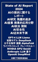 State of AI Report 2024 AIの現状に関する レポート AI研究 飛躍的進歩 AI産業 商業的応用分野 AI政治 規制 AI安全性 AI近未来予測 GPT-4 LLM Llama 拡散モデル DeepSeek 分子生物学 創薬 AlphaFold ライフサイエンス ブレークスルー NVIDIA GPU GenAI Anthropic LLM 量子 OpenAI