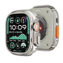 LIRUWECH for Apple Watch Ultra 3/Ultra 2/Ultraケース 49mm 亜鉛合金素材 アップルウォッチウルトラバンパー アップルウォッチウルトラカバー+背面ケースの2 in 1デザイン 防傷 耐衝撃 Apple Watchアクセサリー apple watch ultra case (49mm,チタンカラー)